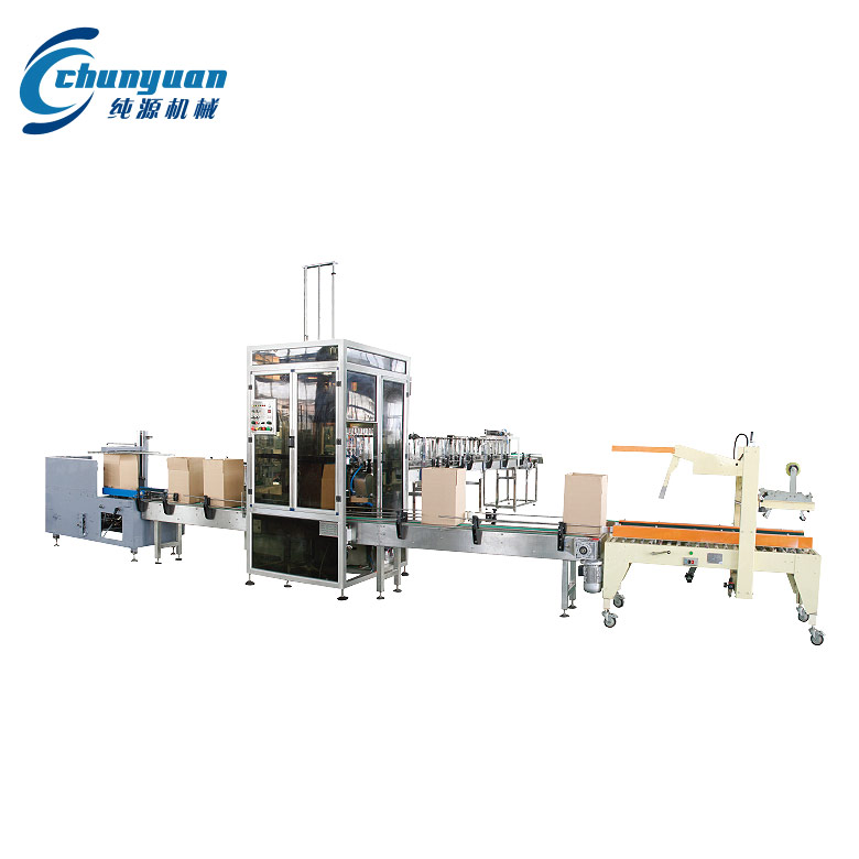 全自動開箱、裝箱、封箱機組