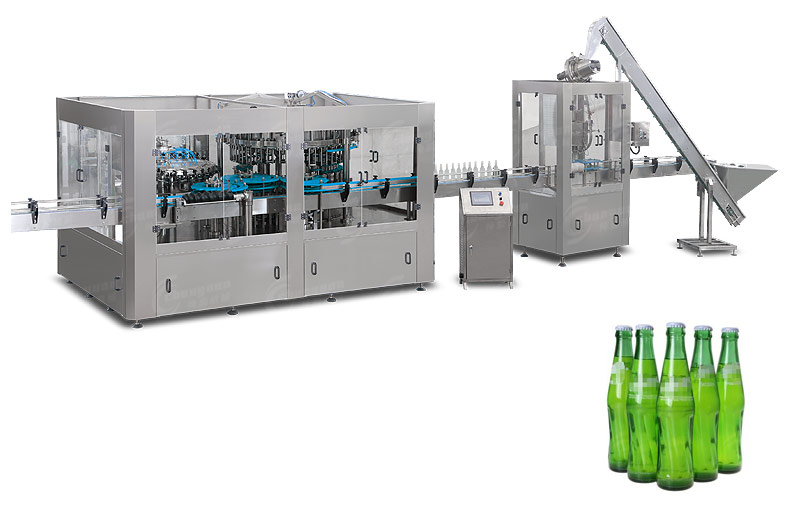 玻璃瓶鹽汽水灌裝機(jī)